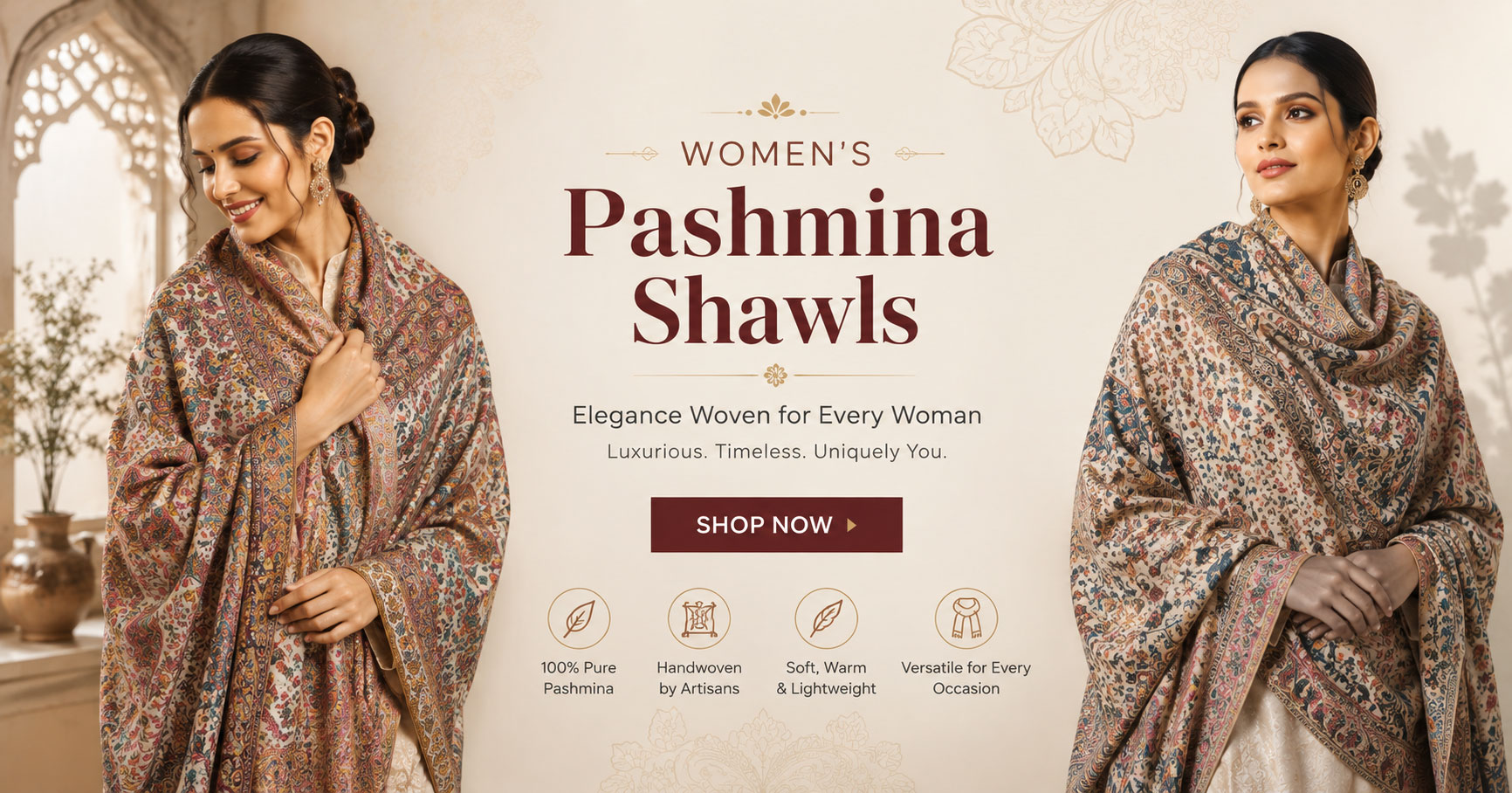 Women's Pashmina Shawls: A Luxurious Touch to Your Wardrobe